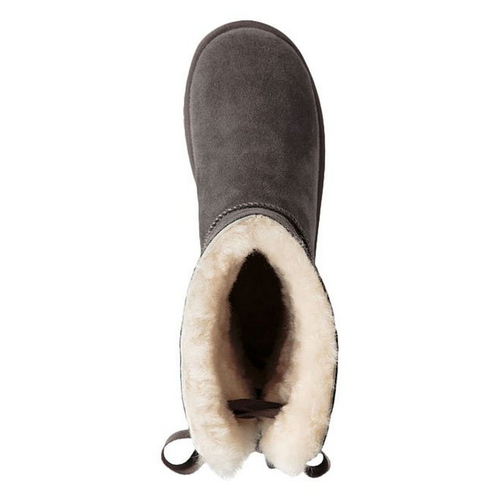 Koolaburra by UGG Gray Short Suede Winter Boots Women 8 - Picture 4 of 8
